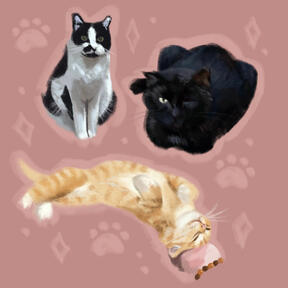 "Portrait of Friends" | 2021 | Digital Illustration