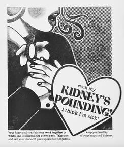 "Even my Kidney's Pounding!" | 2023 | Lithograph