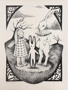 Collaboration with Olivia Bennett | 2023 | Lithograph