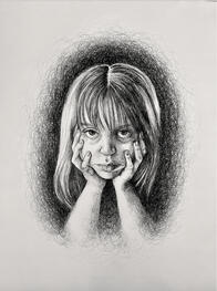 "Scatterbrain" | 2023 | Ballpoint pen